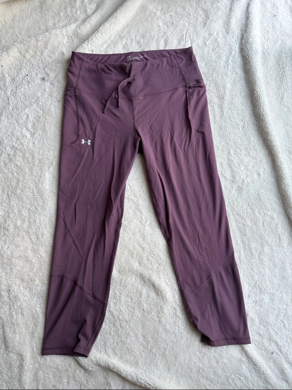 Under Armour Womens Mauve Purple Leggings